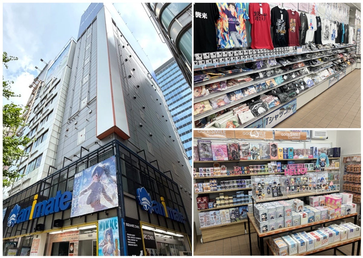 アニメイト秋葉原のリニューアル後の店内