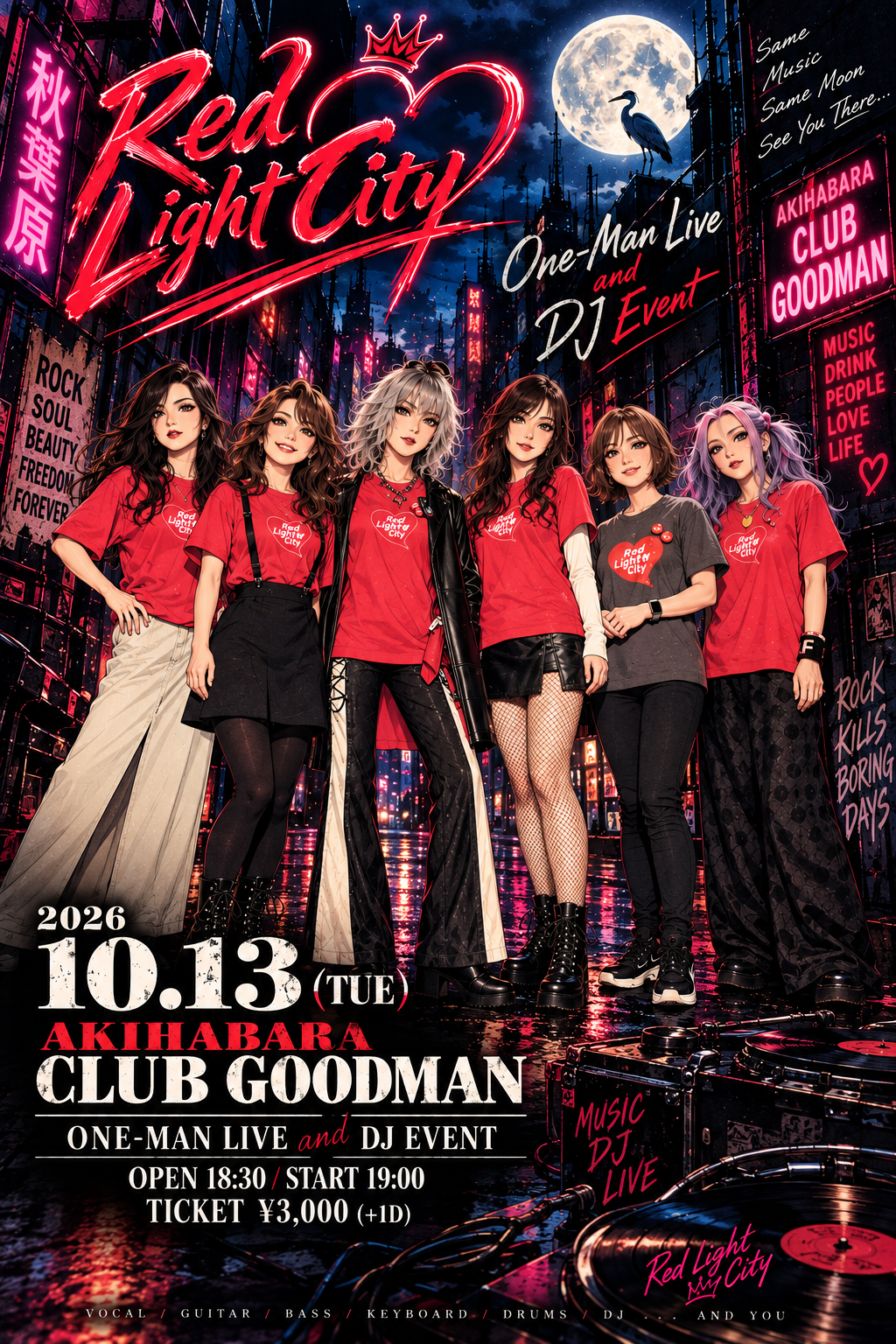 Red Light City♡ワンマンライブ2の告知画像