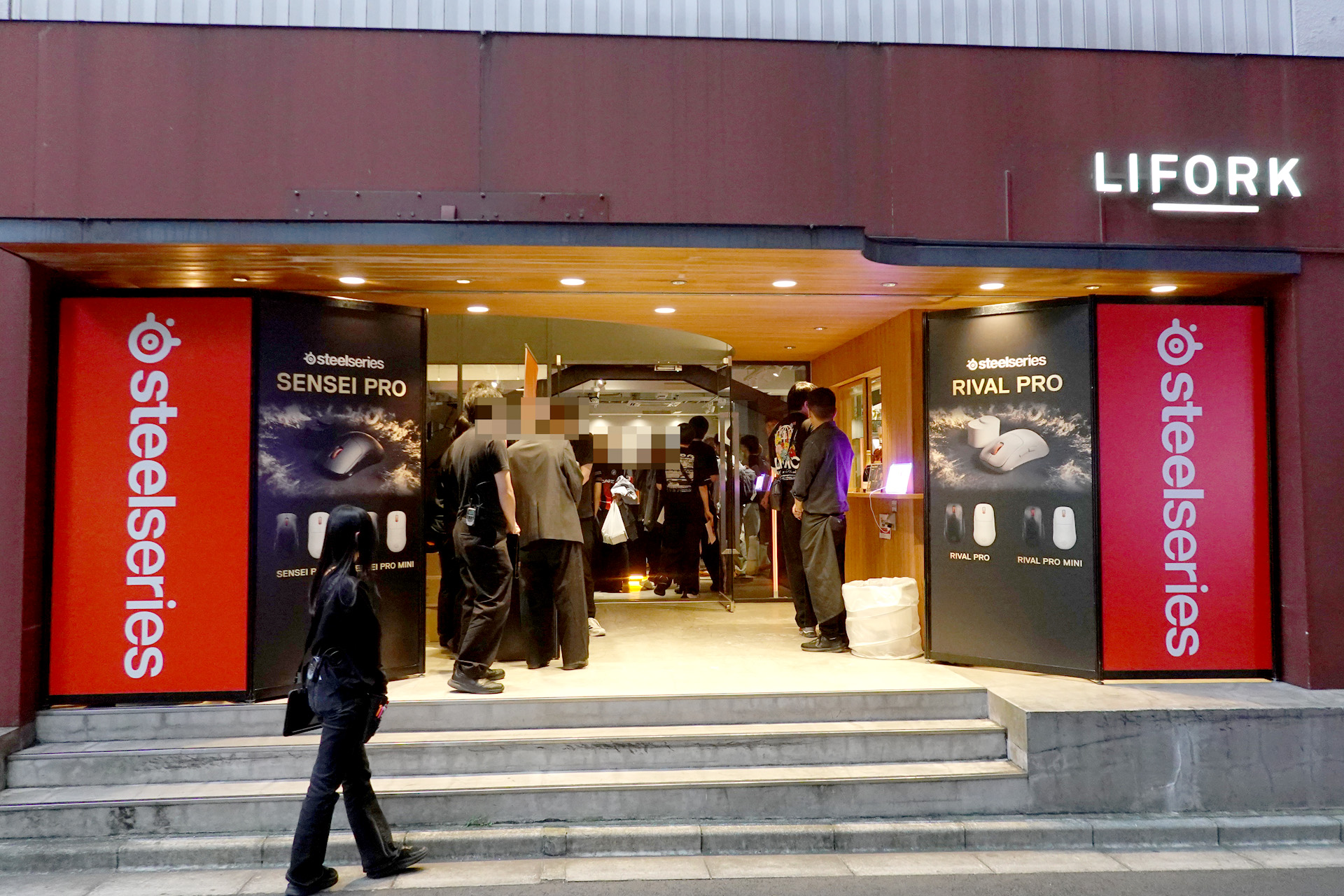 LIFORK AKIHABARA IIで開催されるSteelSeries POP UPの会場