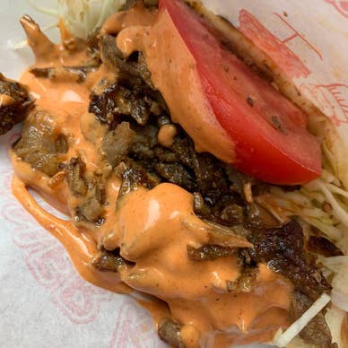 Aslan kebabのケバブサンド