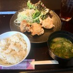 金の蔵の串焼き定食