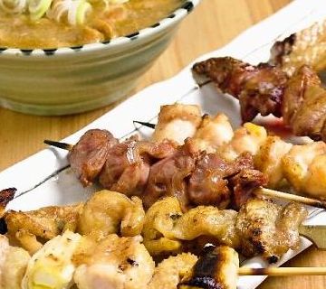 テング酒場の焼き鳥盛り合わせ