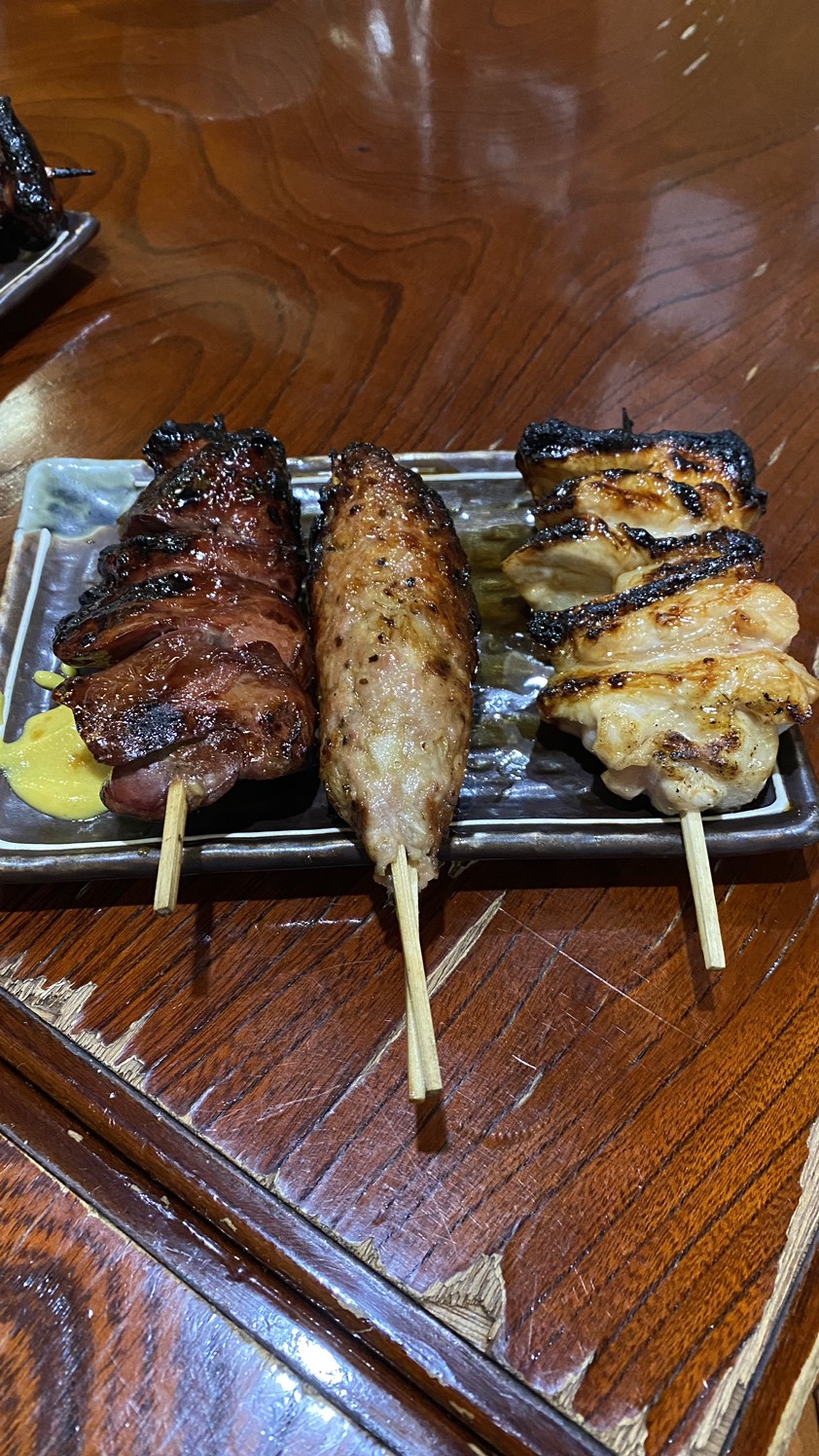とり庄の焼き鳥盛り合わせ