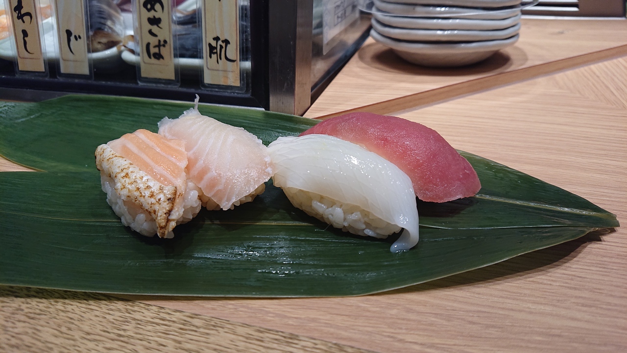 魚がし日本一の握り寿司